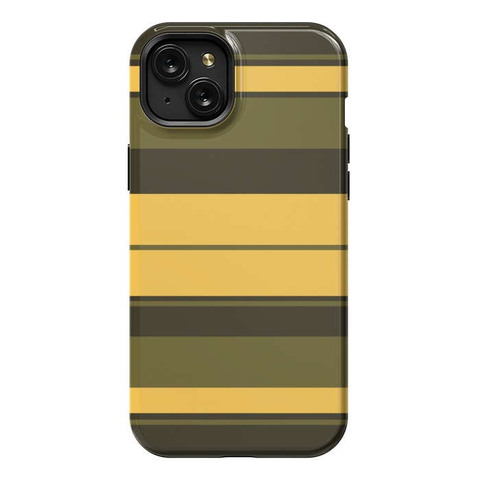 iPhone 15 Plus StrongFit Vintage Yellow by TMSarts