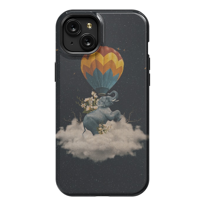 iPhone 15 Plus StrongFit Between Clouds by Eleaxart