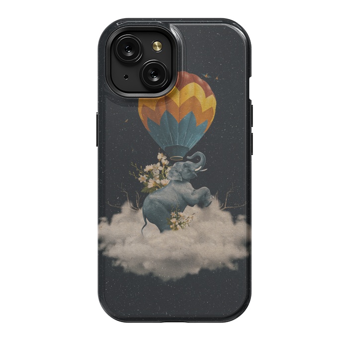 iPhone 15 StrongFit Between Clouds by Eleaxart