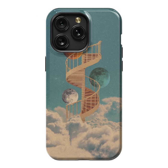 iPhone 15 Pro Max StrongFit Stairway to the moon by Eleaxart