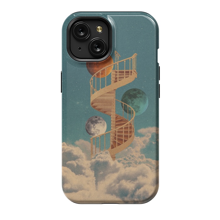 iPhone 15 StrongFit Stairway to the moon by Eleaxart
