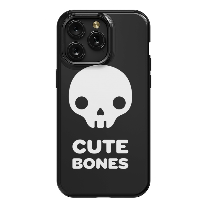 iPhone 15 Pro Max StrongFit Cute skull by Laura Nagel
