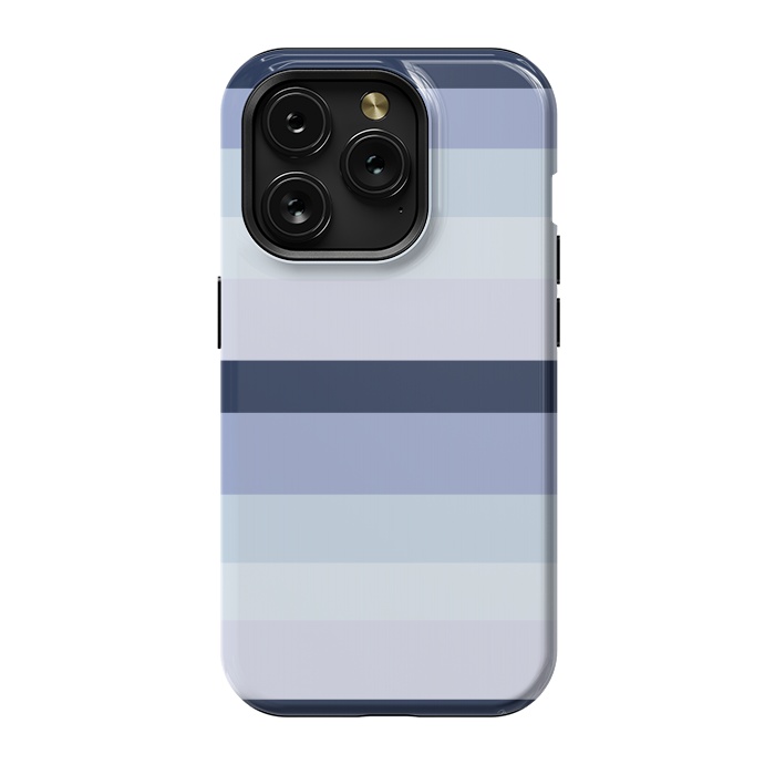 iPhone 15 Pro StrongFit Blue Stripes by Martina