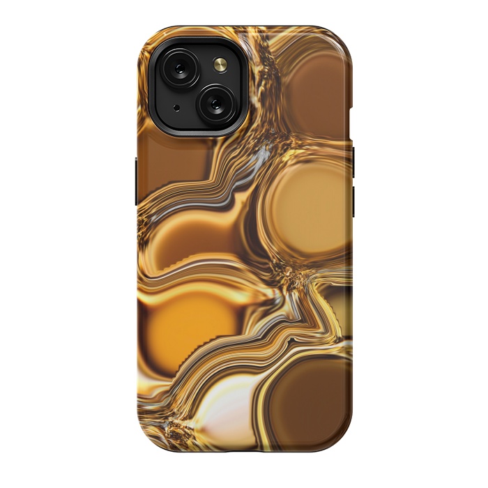 iPhone 15 StrongFit Golden Oil by Martina