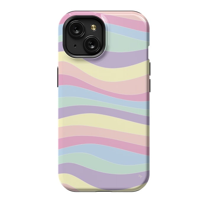 iPhone 15 StrongFit Pastel Waves by Martina