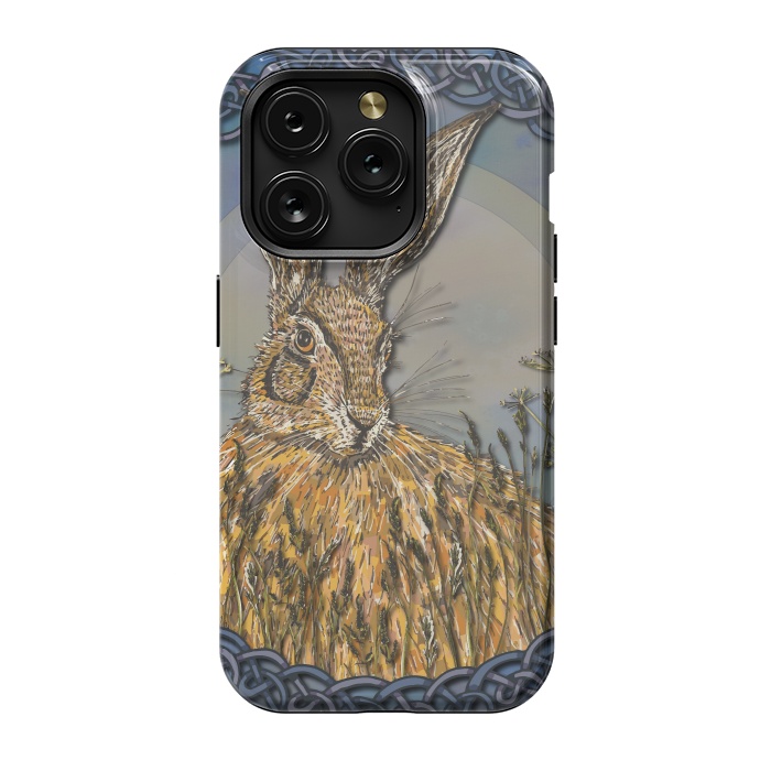 iPhone 15 Pro StrongFit Celtic Hare by Lotti Brown