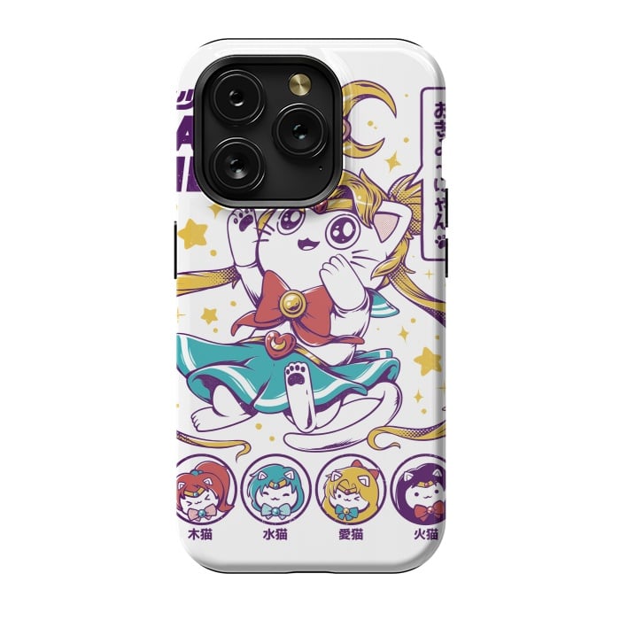 iPhone 15 Pro StrongFit Sailor Meow II by Ilustrata