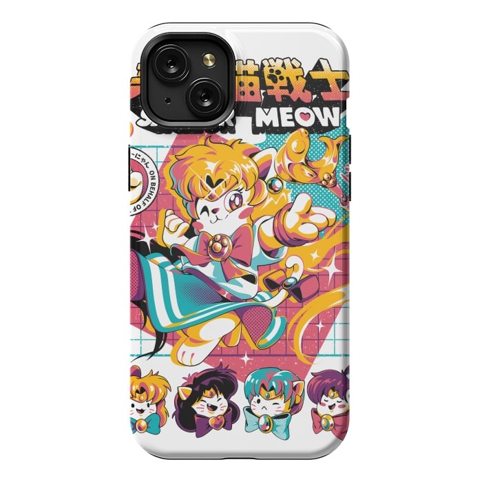 iPhone 15 Plus StrongFit Sailor Meow II by Ilustrata
