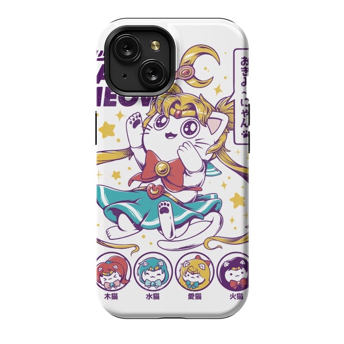 iPhone 15 StrongFit Sailor Meow II by Ilustrata