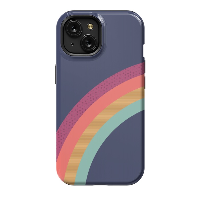 iPhone 15 StrongFit Vintage Rainbow by ArtPrInk