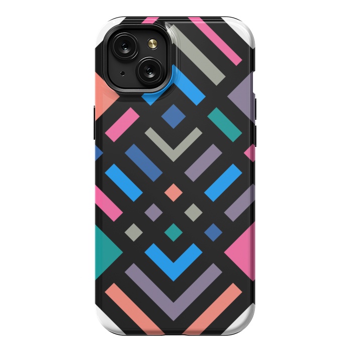 iPhone 15 Plus StrongFit Aztec Colors by TMSarts