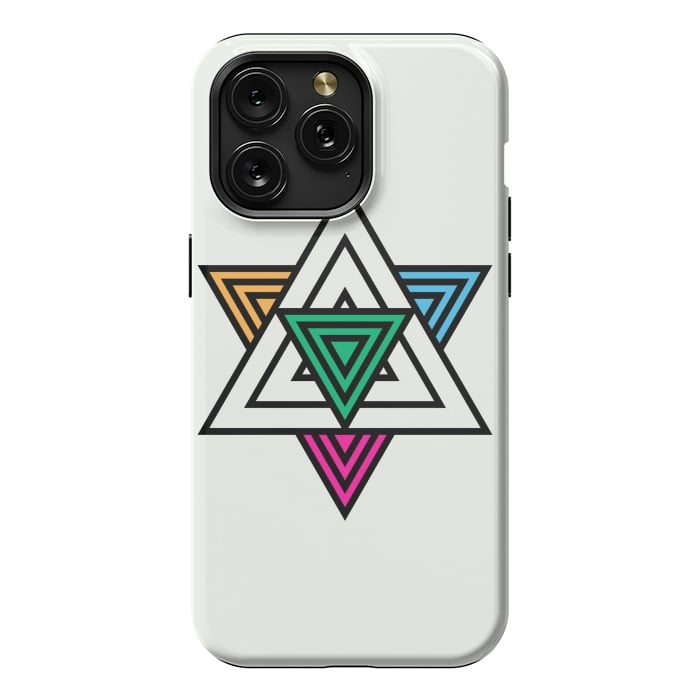 iPhone 15 Pro Max StrongFit Star Triangles by TMSarts