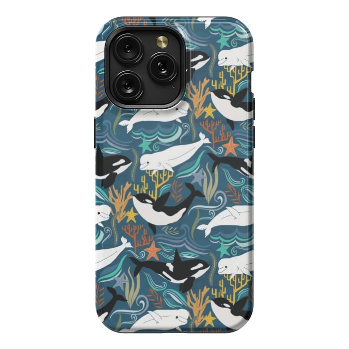 iPhone 15 Pro Max StrongFit Canadian Whale Watching by Tangerine-Tane