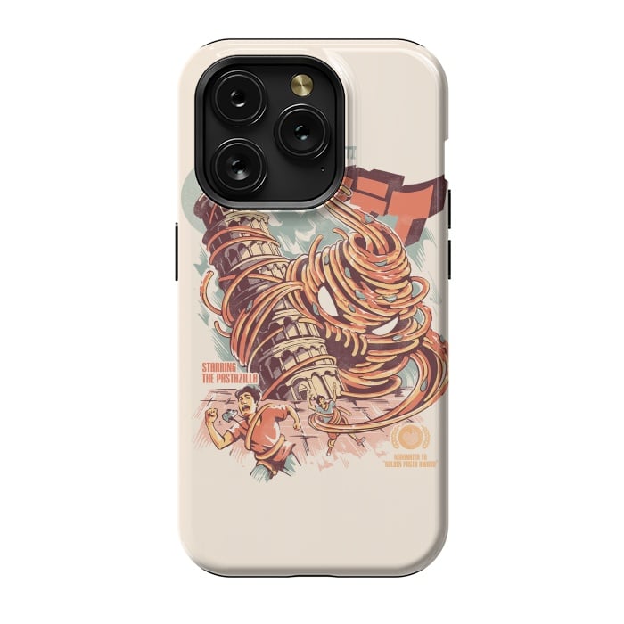iPhone 15 Pro StrongFit The Kaiju Spaghetti by Ilustrata
