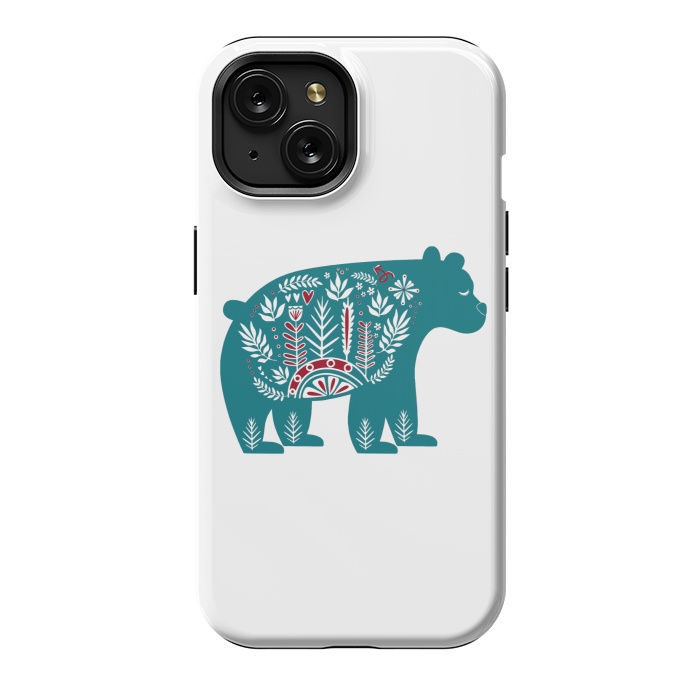 iPhone 15 StrongFit Nordic bear  by Winston