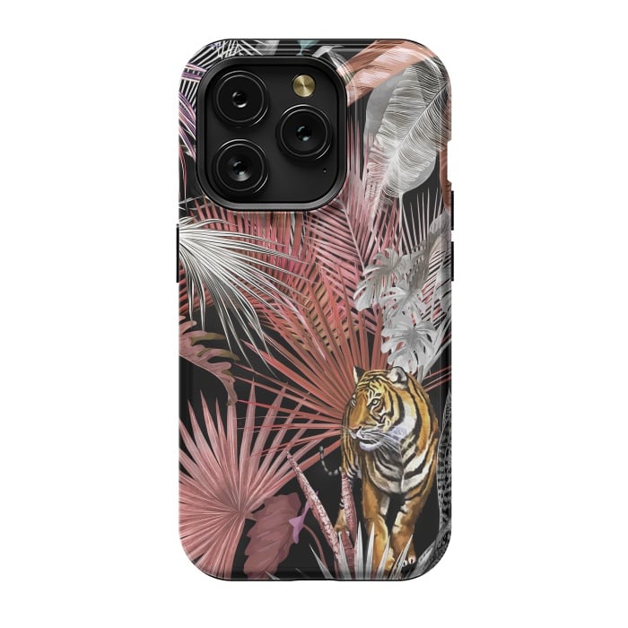 iPhone 15 Pro StrongFit Jungle Tiger 02 by amini54