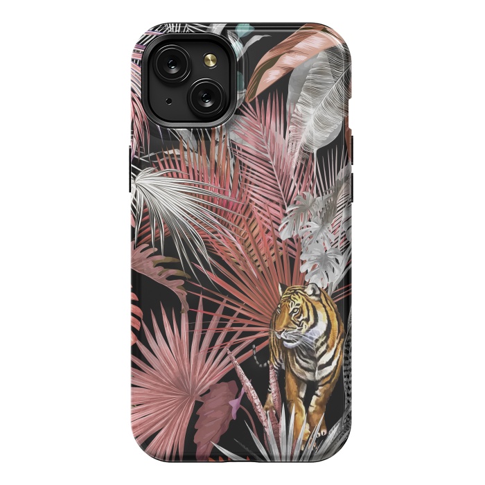 iPhone 15 Plus StrongFit Jungle Tiger 02 by amini54