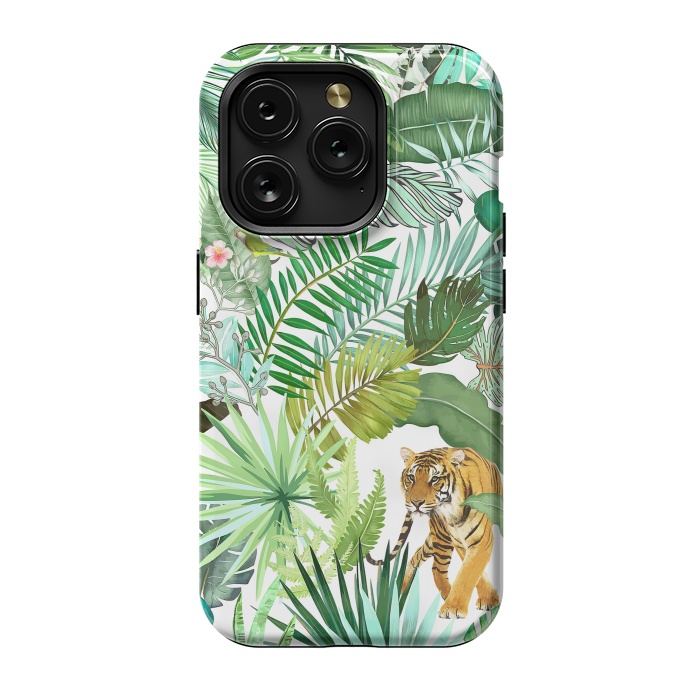 iPhone 15 Pro StrongFit Jungle Tiger 04 by amini54