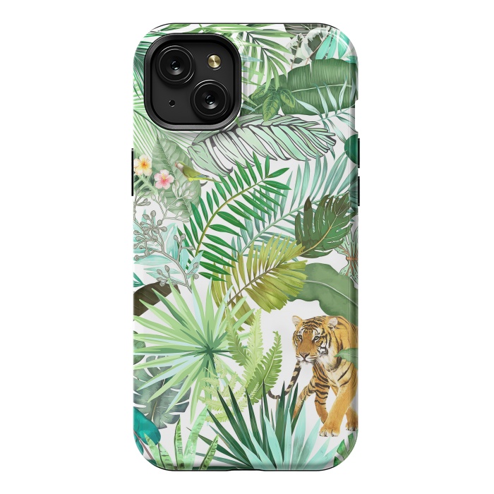 iPhone 15 Plus StrongFit Jungle Tiger 04 by amini54