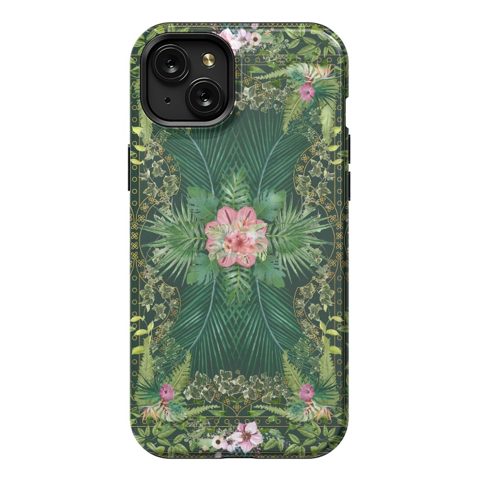 iPhone 15 Plus StrongFit Tropical Foliage 10 by amini54