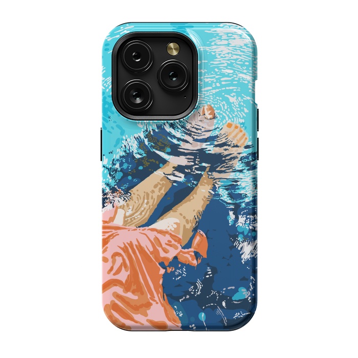 iPhone 15 Pro StrongFit Take Me Where The Waves Kiss My Feet by Uma Prabhakar Gokhale