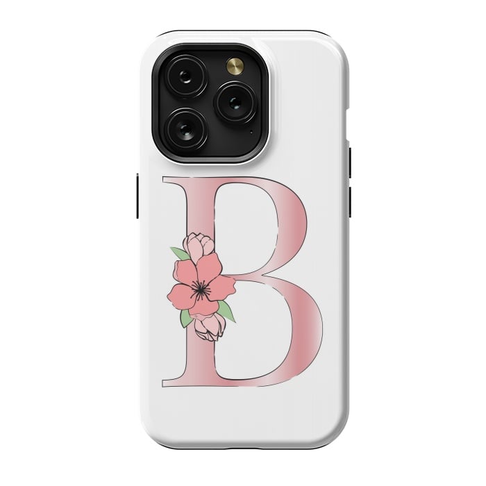 iPhone 15 Pro StrongFit Monogram Letter B by Martina