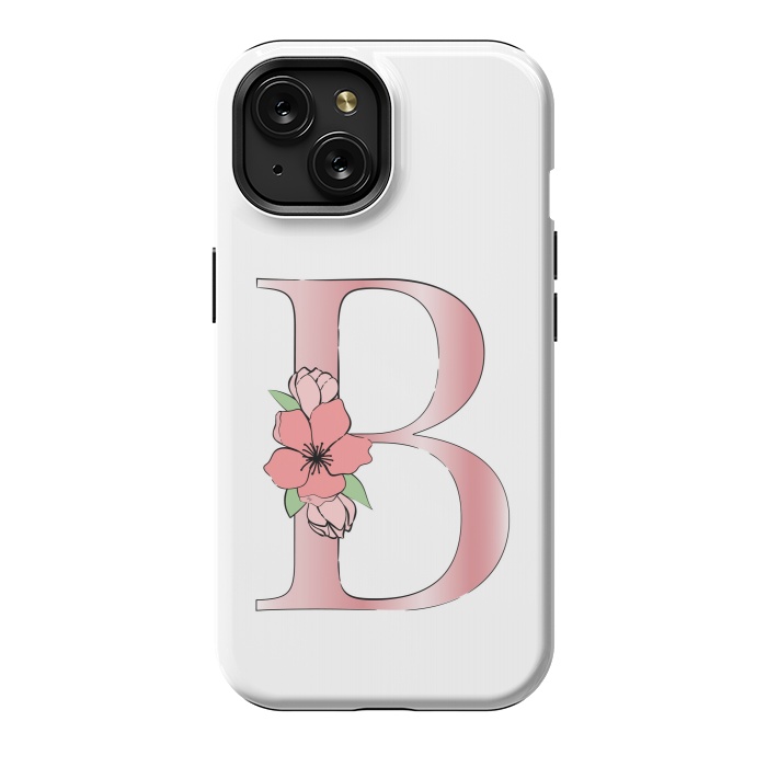 iPhone 15 StrongFit Monogram Letter B by Martina