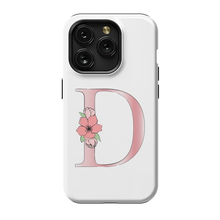 iPhone 15 Pro StrongFit Monogram Letter D by Martina