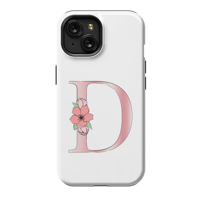 iPhone 15 StrongFit Monogram Letter D by Martina