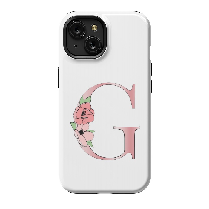 iPhone 15 StrongFit Monogram Letter G by Martina