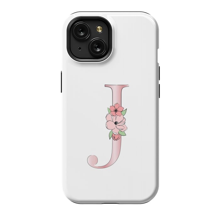 iPhone 15 StrongFit Monogram Letter J by Martina