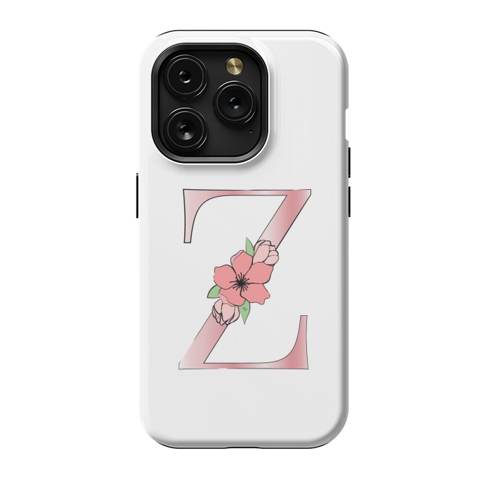 iPhone 15 Pro StrongFit Monogram Letter Z by Martina