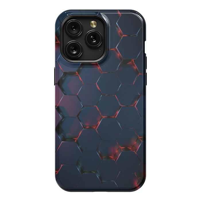 iPhone 15 Pro Max StrongFit Hexagons  by Winston
