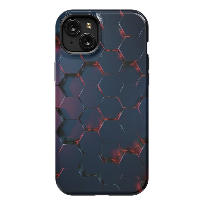 iPhone 15 Plus StrongFit Hexagons  by Winston