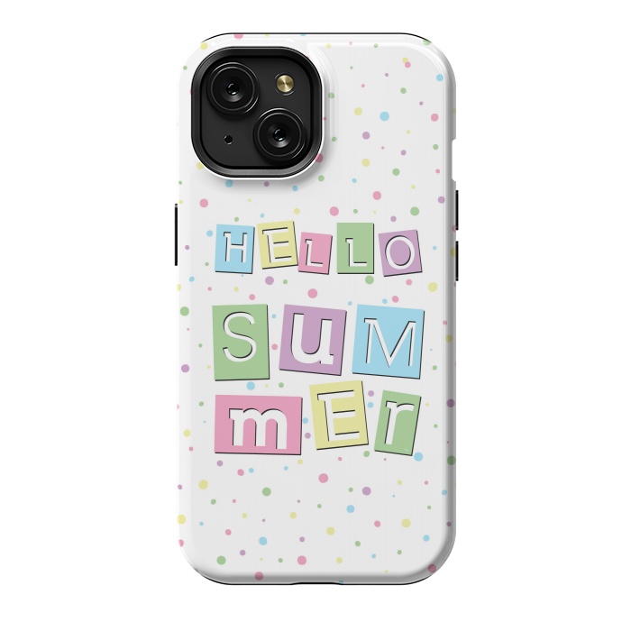 iPhone 15 StrongFit Hello Summer by Martina