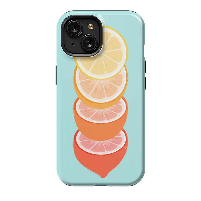 iPhone 15 StrongFit Citrus Love by Martina