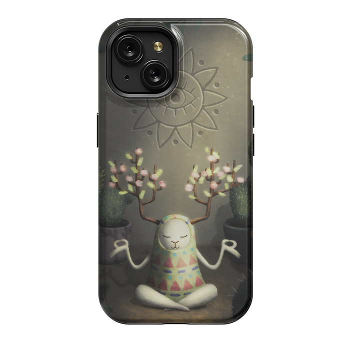 iPhone 15 StrongFit Cactus garden by Laura Nagel