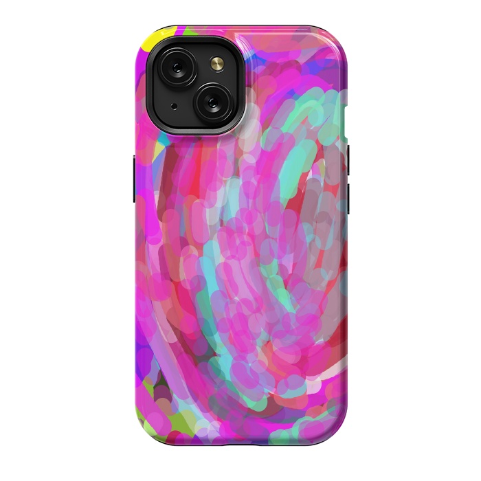 iPhone 15 StrongFit Colorful love by Josie