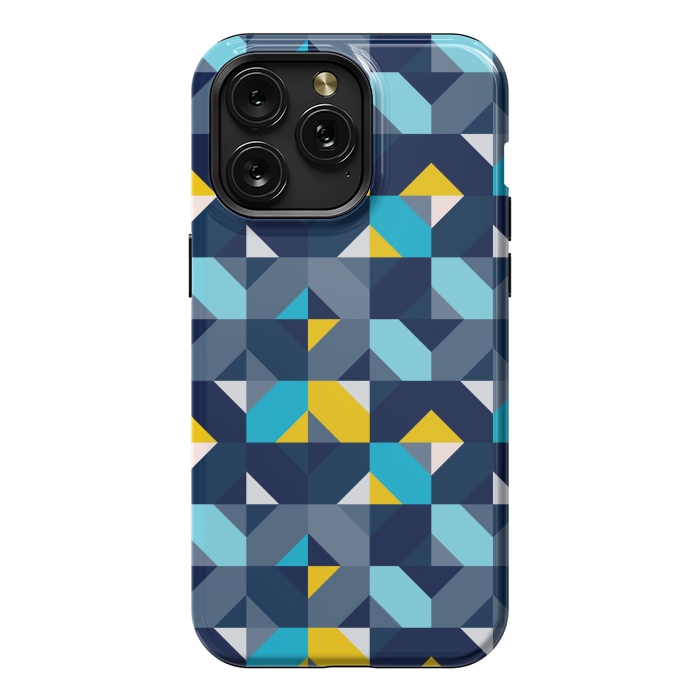 iPhone 15 Pro Max StrongFit Geometric Hypnotic Shapes by TMSarts