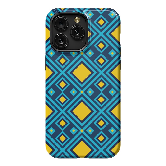 iPhone 15 Pro Max StrongFit Geometric Abstract Diamond by TMSarts