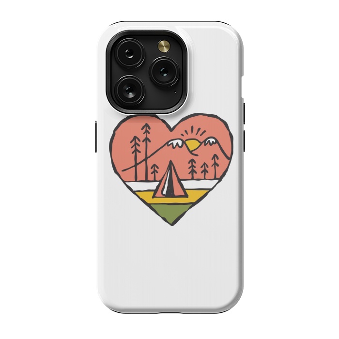 iPhone 15 Pro StrongFit Camping in Love 1 by Afif Quilimo