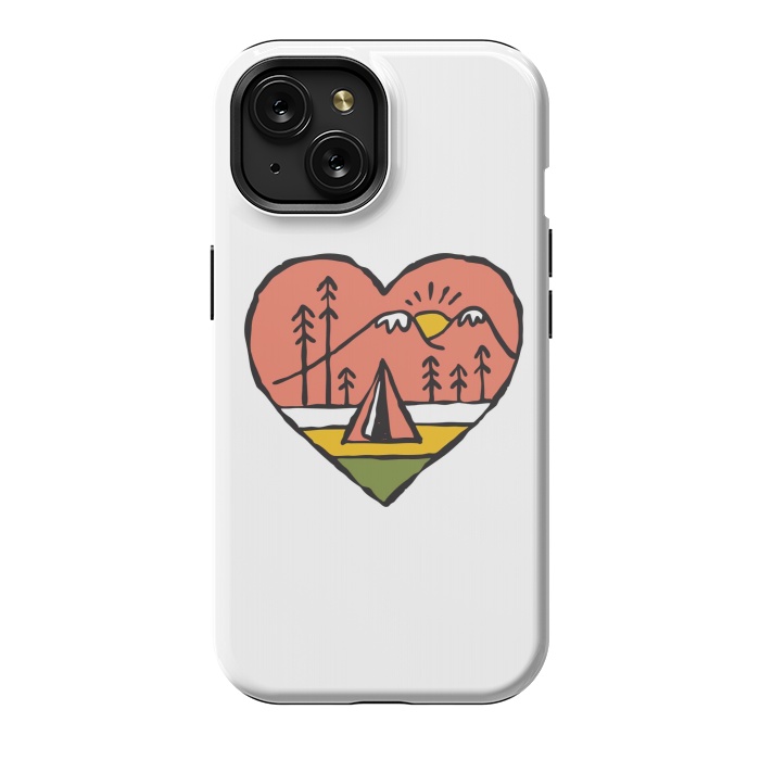 iPhone 15 StrongFit Camping in Love 1 by Afif Quilimo