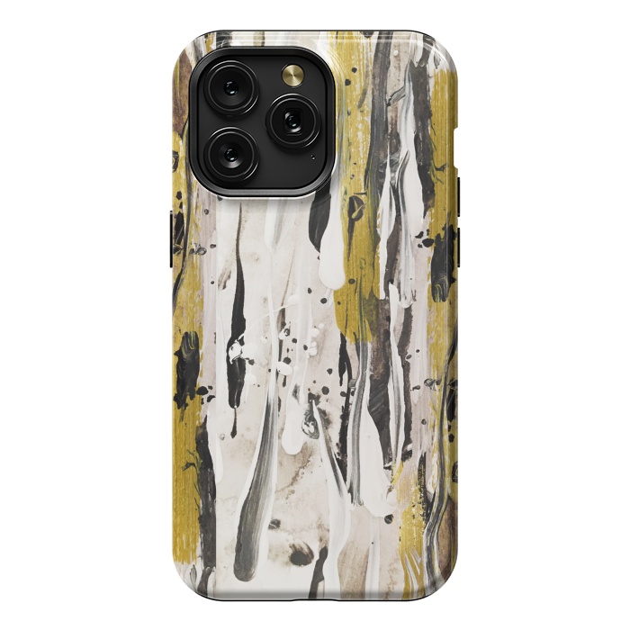 iPhone 15 Pro Max StrongFit Gold Drop by Gringoface Designs