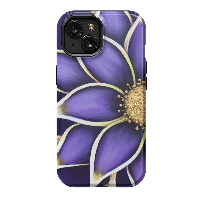 iPhone 15 StrongFit Purple Passion II by Denise Cassidy Wood