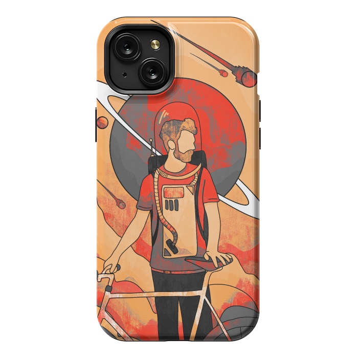 iPhone 15 Plus StrongFit A traveller of Mars by Steve Wade (Swade)