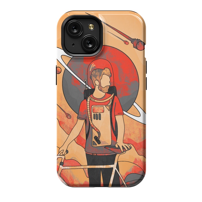 iPhone 15 StrongFit A traveller of Mars by Steve Wade (Swade)