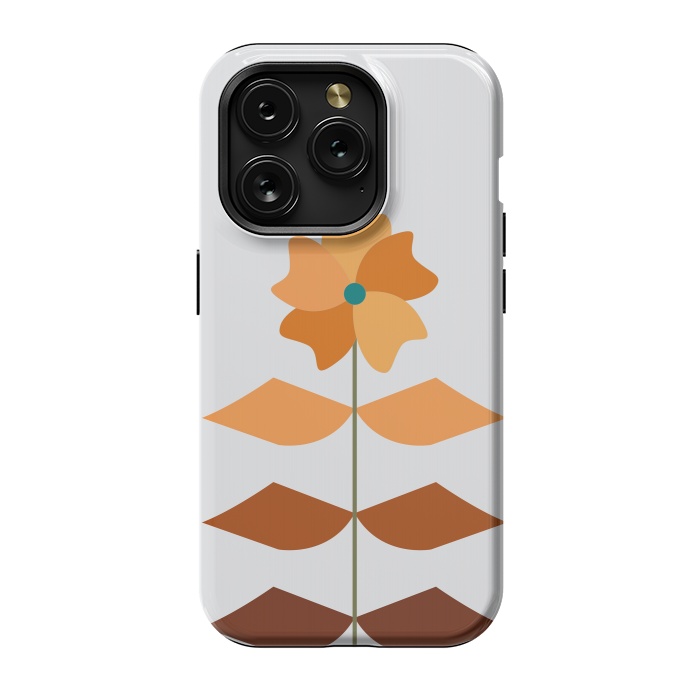 iPhone 15 Pro StrongFit Geometrical Floral by Creativeaxle