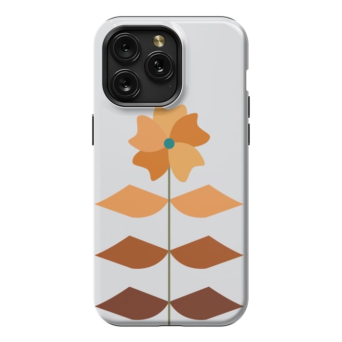 iPhone 15 Pro Max StrongFit Geometrical Floral by Creativeaxle