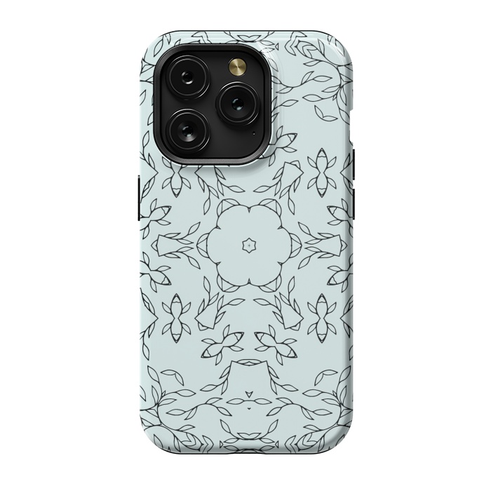 iPhone 15 Pro StrongFit Creeper Kaleidoscope Mandala by Creativeaxle