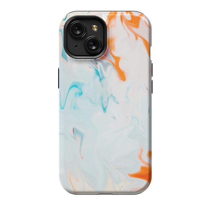 iPhone 15 StrongFit Abstract Marble-I by Creativeaxle